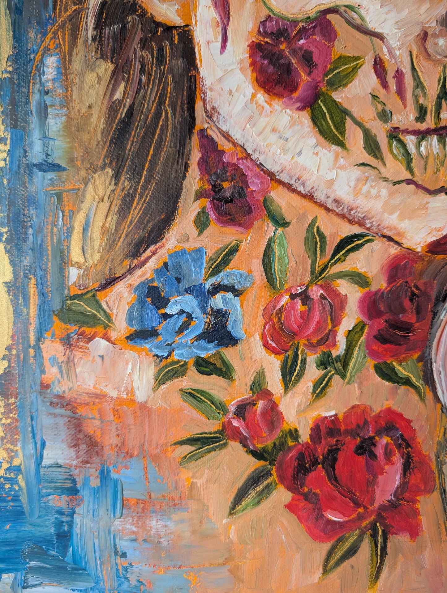 "Decay and Beauty" Original Oil Painting